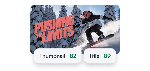 Title and thumbnail scoring