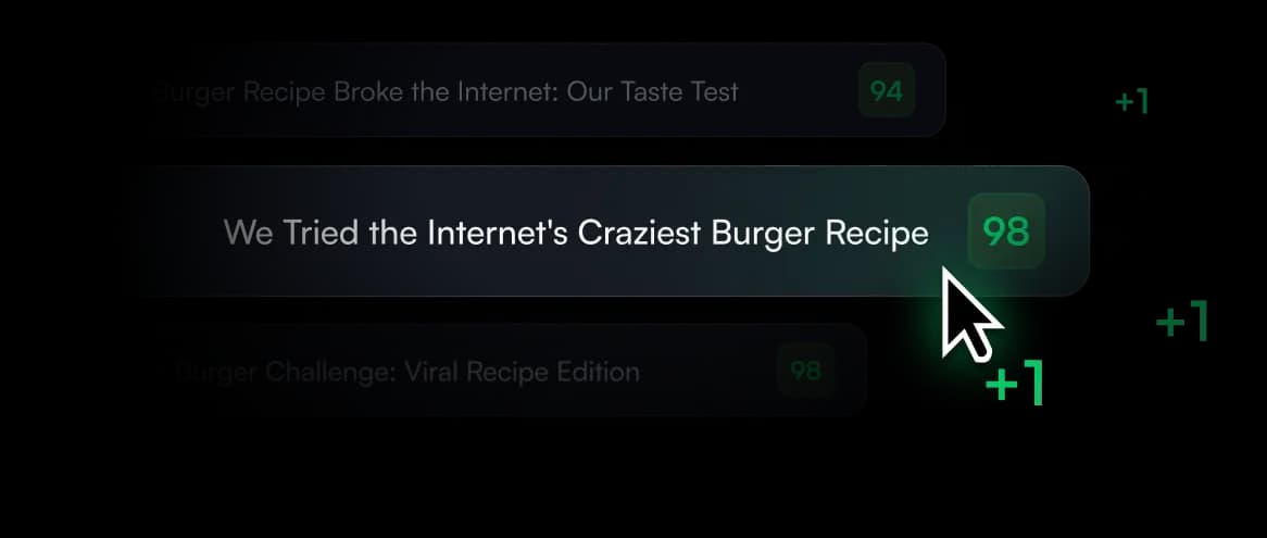 vidIQ AI title suggestions ranked by score