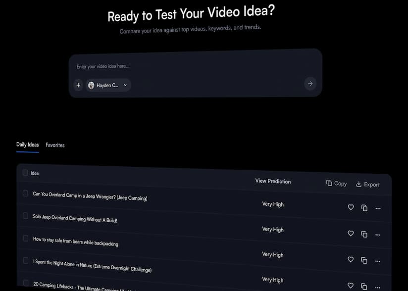 Daily Ideas AI