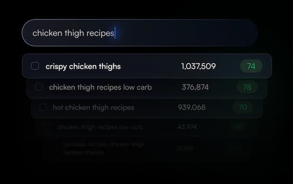 search tags
