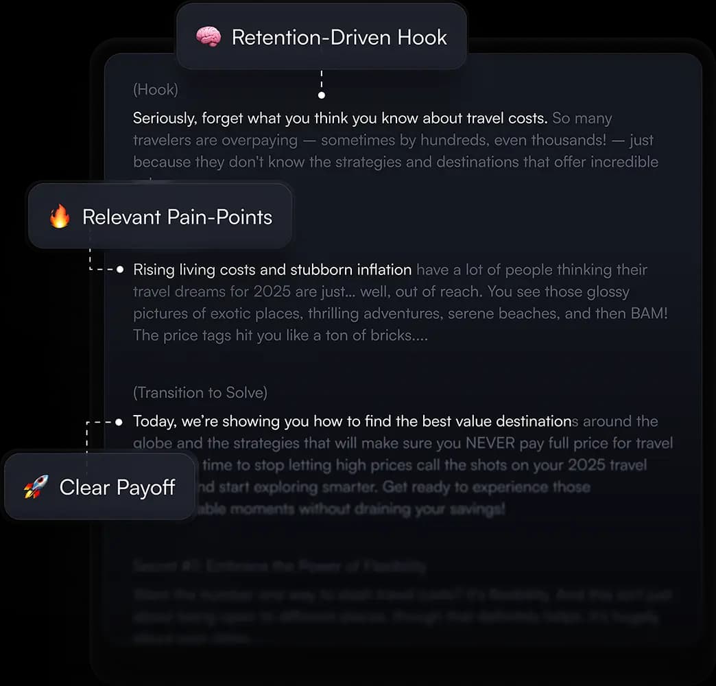 Benefits of vidIQ’s AI Script Writer
