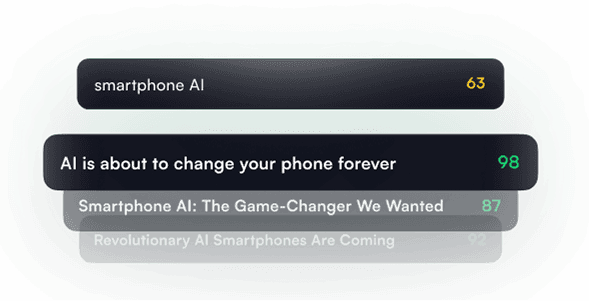 Title optimization interface