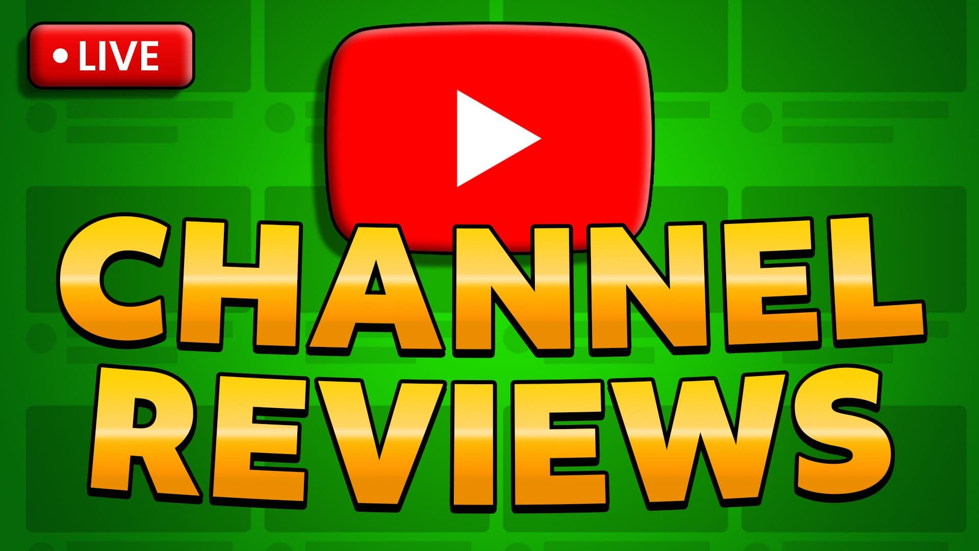 YouTube Channel Reviews