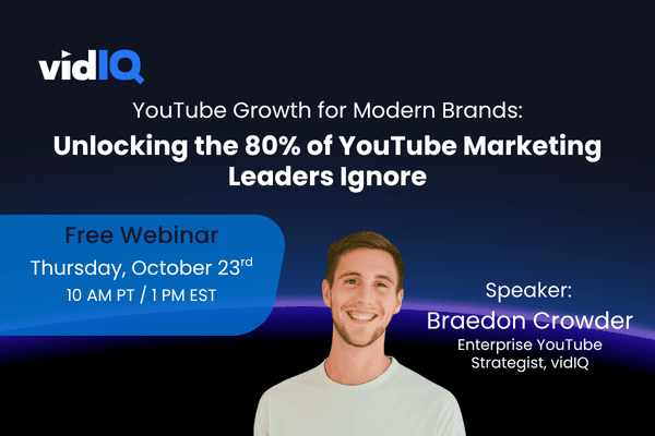 YouTube Growth for Modern Brands: Unlocking the 80% of YouTube Marketing Leaders Ignore