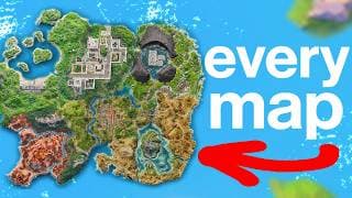 I Combined Every Fortnite Map in Creative