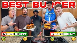 Who Cooks The BEST BURGER in 2HYPE?! (2v2 Cook Off)